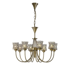 Nelson Crystal Ceiling Lights Diyas Multi Arm Crystal Fittings Nelson Crystal Ceiling Lights Diyas Multi Arm Crystal Fittings